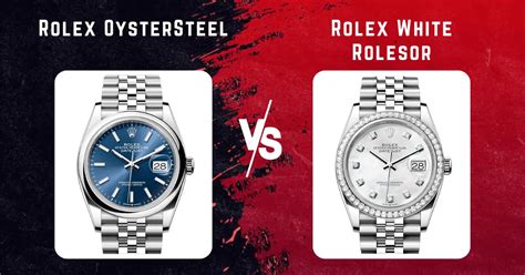 oystersteel vs white rolesor